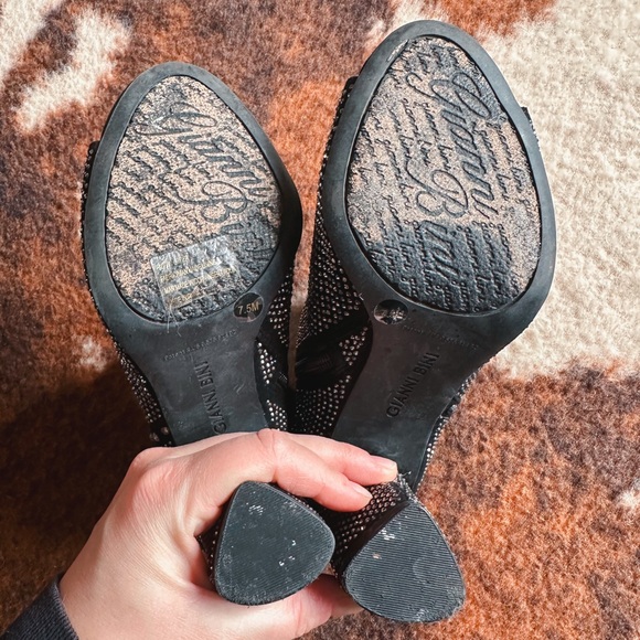 Gianni Bini Black Studded Ankle Booties - Picture 3 of 4